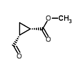 CAS#: 159000-41-6, Methyl (1S,2R)-2-Formylcyclopropanecarboxylate
