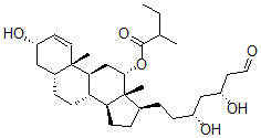 CAS#: 159014-70-7, [(3S,5R,8R,9S,10R,12S,13R,14S,17R)-17-[(3R,5R)-3,5-Dihydroxy-7-Oxoheptyl]-3-Hydroxy-10,13-Dimethyl-4,5,6,7,8,9,11,12,14,15,16,17-Dodecahydro-3H-Cyclopenta[a]Phenanthren-12-Yl] 2-Methylbutanoate