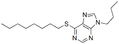 CAS#: 15923-50-9, 9-Butyl-6-Octylsulfanyl-Purine