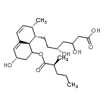 CAS#: 159345-66-1, (5R)-3,5-Dihydroxy-7-[(1S,2S,6S,8aR)-6-Hydroxy-2-Methyl-8-{[(2S)-2-Methylpentanoyl]Oxy}-1,2,6,7,8,8A-Hexahydro-1-Naphthalenyl]Heptanoic Acid