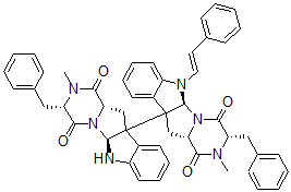 CAS#: 159355-77-8, 1'-(2-Phenylethylene)ditryptophenaline