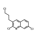 CAS 登录号：159383-55-8， 2,7-二氯-3-(3-氯丙基)喹啉