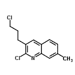 CAS#: 159383-56-9, 2-Chloro-3-(3-Chloropropyl)-7-Methylquinoline