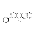 CAS#: 159407-19-9, (4aR,6R,7S,8R,8aS)-2-Phenyl-6-Phenylsulfanyl-4,4A,6,7,8,8A-Hexahydropyrano[3,2-d][1,3]Dioxine-7,8-Diol