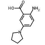 CAS#: 159526-21-3, 2-Amino-5-(1-Pyrrolidinyl)Benzoic Acid