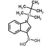 CAS#: 159590-02-0, {1-[Dimethyl(2-Methyl-2-Propanyl)Silyl]-1H-Indol-3-Yl}Boronic Acid
