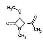 CAS#: 159597-50-9, (3R,4R)-4-Acetyl-3-Methoxy-1-Methyl-2-Azetidinone