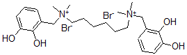 CAS#: 159662-70-1, (2,3-Dihydroxyphenyl)Methyl-[6-[(2,3-Dihydroxyphenyl)Methyl-Dimethylazaniumyl]Hexyl]-Dimethylazanium Dibromide