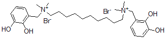 CAS 登录号：159662-71-2， (2,3-二羟基苯基)甲基-[10-[(2,3-二羟基苯基)甲基-二甲基铵基]癸基]-二甲基铵二溴化物