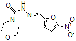 CAS 登录号：15970-86-2， N'-[(5-硝基-2-呋喃基)亚甲基]吗啉-4-甲酰肼