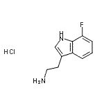 CAS 登录号：159730-09-3， 2-(7-氟-1H-吲哚-3-基)乙胺盐酸盐(1:1)