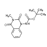 CAS#: 159850-23-4, 2-Methyl-2-Propanyl (3-Methyl-2,4-Dioxo-3,4-Dihydro-1(2H)-Quinazolinyl)Carbamate