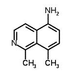 CAS#: 160088-26-6, 1,8-Dimethyl-5-Isoquinolinamine