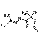 CAS#: 160155-04-4, 4-(2-Isopropylidenehydrazino)-5,5-Dimethyl-1,3-Oxazol-2(5H)-One