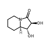 CAS 登录号：160169-49-3， (1R,2S,8aR)-1,2-二羟基己a氢-3(2H)-吲哚嗪酮