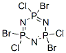 CAS 登录号：16032-52-3， 2,4,6-三溴-2,4,6-三氯-2,2,4,4,6,6-六氢-1,3,5,2,4,6-三氮杂三磷杂苯