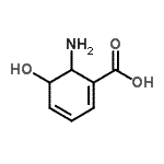 CAS#: 160399-68-8, 6-Amino-5-Hydroxy-1,3-Cyclohexadiene-1-Carboxylic Acid