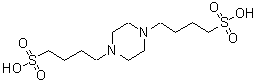 CAS#: 16045-14-0, 4,4'-(1,4-Piperazinediyl)Di(1-Butanesulfonic Acid)