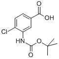 CAS#: 160450-12-4, 4-Chloro-3-[[(1,1-Dimethylethoxy)Carbonyl]Amino]-Benzoic Acid