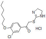 CAS#: 160518-38-7, 1-(3-Chloro-4-Hexoxyphenyl)-2-(4,5-Dihydro-1H-Imidazol-2-Ylsulfanyl)Ethanone Hydrochloride
