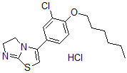 CAS#: 160518-42-3, 3-(3-Chloro-4-Hexoxyphenyl)-5,6-Dihydroimidazo[2,1-b][1,3]Thiazole Hydrochloride