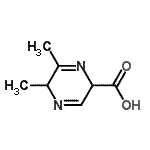 CAS#: 160532-38-7, 5,6-Dimethyl-2,5-Dihydro-2-Pyrazinecarboxylic Acid