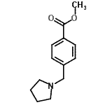 CAS#: 160598-45-8, Methyl 4-(1-Pyrrolidinylmethyl)Benzoate