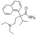 CAS#: 1606-09-3, alpha-[2-(Diethylamino)Ethyl]-alpha-Isopropyl-1-Naphthaleneacetamide