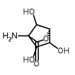 CAS#: 160868-85-9, (1S)-4-Amino-5,6,7-Trihydroxy-2-Oxabicyclo[2.2.1]Heptan-3-One