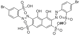 CAS#: 16091-04-6, 3,6-Bis[(4-Bromo-2-Sulphophenyl)Azo]-4,5-Dihydroxynaphthalene-2,7-Disulphonic Acid