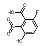 CAS#: 160911-02-4, 6-Fluoro-3-Hydroxy-2-Nitrobenzoic Acid