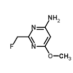 CAS#: 16097-53-3, 2-(Fluoromethyl)-6-Methoxy-4-Pyrimidinamine