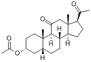 CAS#: 1610-52-2, 11,20-Dioxo-5-beta-Pregnan-3-alpha-Yl Acetate
