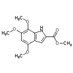 CAS#: 161156-00-9, Methyl 4,6,7-Trimethoxy-1H-Indole-2-Carboxylate
