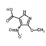 CAS#: 161235-54-7, 3-Methoxy-4-Nitro-1H-Pyrazole-5-Carboxylic Acid