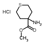 CAS#: 161315-14-6, Methyl 4-Aminotetrahydro-2H-Thiopyran-4-Carboxylate Hydrochloride (1:1)