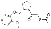 CAS#: 161364-88-1, S-[2-[(2S)-2-[(2-Methoxyphenoxy)Methyl]Pyrrolidin-1-Yl]-2-Oxoethyl] Ethanethioate