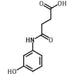 CAS#: 16141-43-8, 4-[(3-Hydroxyphenyl)Amino]-4-Oxobutanoic Acid