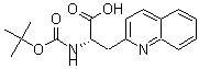 CAS#: 161453-37-8, (alphaS)-alpha-[[(1,1-Dimethylethoxy)Carbonyl]Amino]-2-Quinolinepropanoic Acid