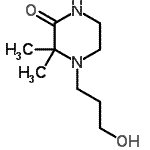 CAS#: 161459-57-0, 4-(3-Hydroxypropyl)-3,3-Dimethyl-2-Piperazinone