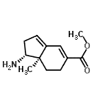 CAS#: 161480-12-2, Methyl (1R,7aR)-1-Amino-7A-Methyl-2,6,7,7A-Tetrahydro-1H-Indene-5-Carboxylate