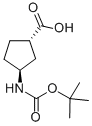 CAS 登录号：161601-29-2， (1S,3S)-3-[(2-甲基丙烷-2-基)氧基羰基氨基]环戊烷-1-羧酸酯