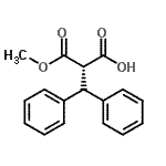 CAS#: 161869-03-0, (2S)-2-Benzhydryl-3-Methoxy-3-Oxo-Propanoic Acid
