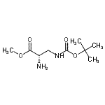 CAS#: 161972-25-4, Methyl 3-({[(2-Methyl-2-Propanyl)Oxy]Carbonyl}Amino)-L-Alaninate