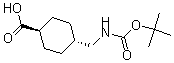 CAS#: 162046-58-4, 4-[[[(1,1-Dimethylethoxy)Carbonyl]Amino]Methyl]-Cyclohexanecarboxylic Acid