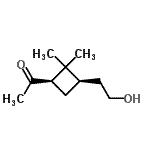 CAS#: 162061-50-9, 1-[(1R,3R)-3-(2-Hydroxyethyl)-2,2-Dimethylcyclobutyl]Ethanone