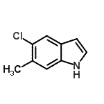 CAS#: 162100-56-3, 5-Chloro-6-Methyl-1H-Indole