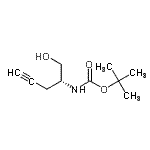 CAS#: 162107-49-5, 2-Methyl-2-Propanyl [(2R)-1-Hydroxy-4-Pentyn-2-Yl]Carbamate