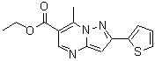 CAS#: 162286-69-3, Ethyl 7-Methyl-2-(2-Thienyl)Pyrazolo[1,5-a]Pyrimidine-6-Carboxylate