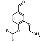 CAS 登录号：162401-73-2， 4-(二氟甲氧基)-3-乙氧基苯甲醛